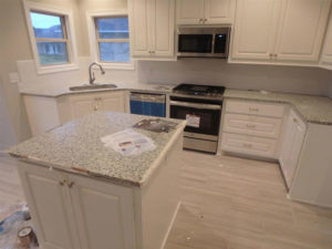 empty kitchen under construction